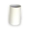 TUBO LISO 100 CM. 125 MM. ALUMINIO BLANCO