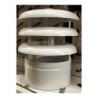 DEFLECTOR 3 AROS 125 MM. ALUMINIO BLANCO