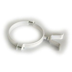 ABRAZADERA REGULABLE 125 MM. ALUMINIO BLANCO