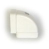 CODO RECTANGULAR VERTICAL POLIPROPILENO 110X56