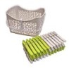 CESTO 24 PINZAS PLASTICO 100% RECICLADO