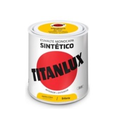 ESMALTE TITANLUX 250 ML 529 001 AMARILLO REAL