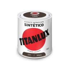 ESMALTE TITANLUX SINTETICO BRILLO 544 250ML TABACO