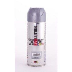 PINTURA SPRAY PINTY PLUS PLATA BRILL.RAL9006 520ML