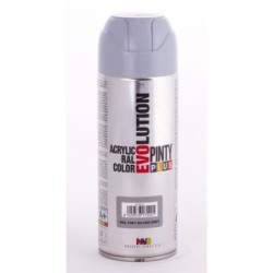 PINTURA SPRAY PINTY PLUS GRIS BRILL. RAL7001 520ML