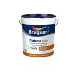 PINTURA BRUGUER PLAST. EXTE. DIPLOMA BCO.MATE 15L