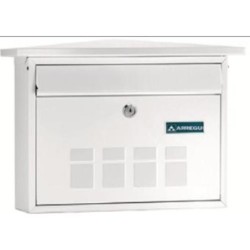 BUZON EXTERIOR ACERO DECO BLANCO E-5701