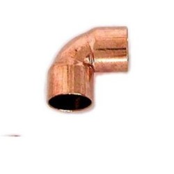 ACCESORIO TUBO COBRE CODO CORTO 15 501015