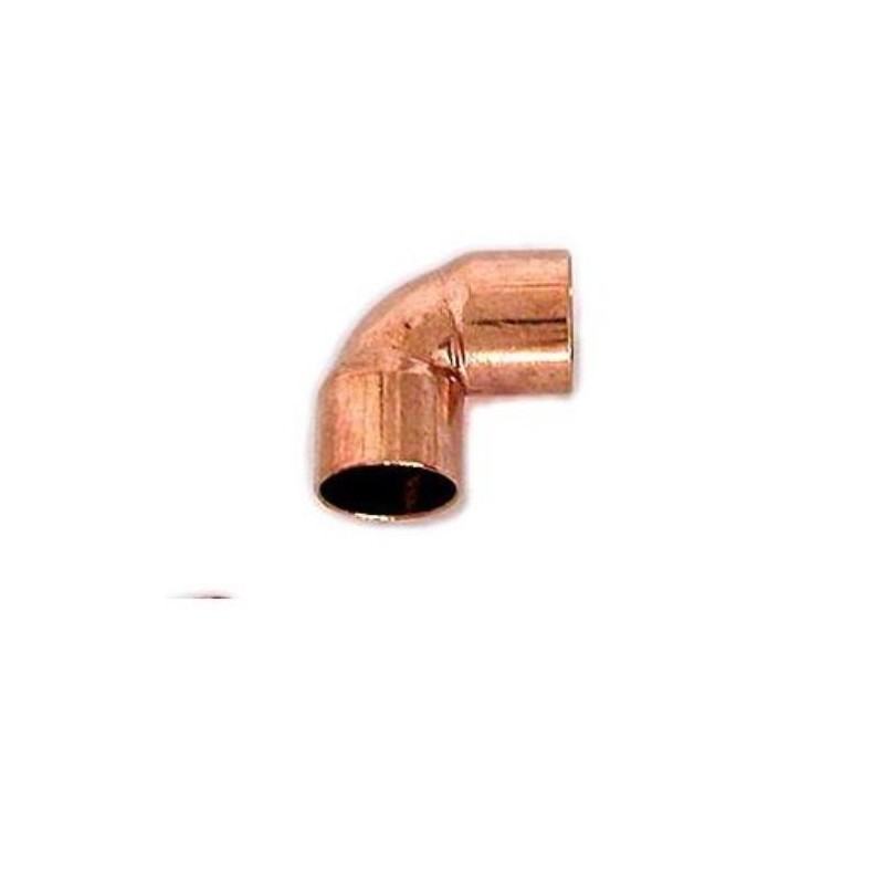 ACCESORIO TUBO COBRE CODO CORTO 15 501015