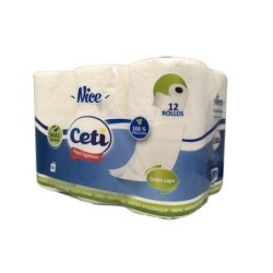 ROLLO PAPEL HIGIENICO CELULOSA (PACK-12)