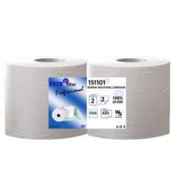 ROLLO CELULOSA INDUSTRIAL LAMINADA 2 HOJAS 400 M.