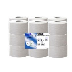 ROLLO PAPEL HIGIENICO INDUSTRIAL 2 HOJAS 150 M.