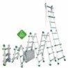 ESCALERA TELESCOPICA DE ALUMINIO 3X4
