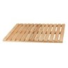 REJILLA PARA DUCHA RECTANGULAR BAMBU 60X40CM