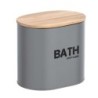 CESTA DE BAÑO CON TAPA GARA GRIS 23701