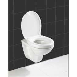 TAPA WC C/ALZADOR 5 CM. Y CAIDA LENTA COMFORT