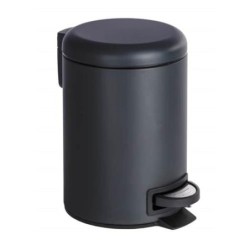 CUBO DE PEDAL PARA COSMETICA LEMAN, NEGRO, 3 LTS.