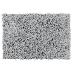ALFOMBRA DE BAÑO CHENILLE, GRIS CLARO 23105