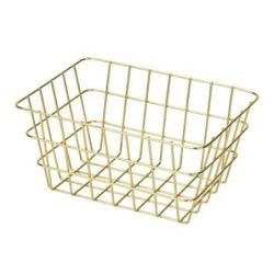CESTA DE BAÑO VIANA ORO 24369
