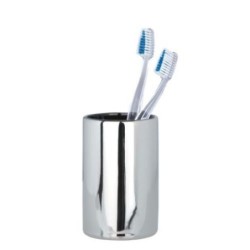 VASO HIGIENE DENTAL CROMADO POLARIS
