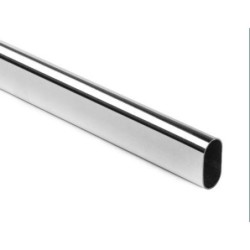 BARRA TUBO OVAL CROMO 25X15 2 METROS 220013