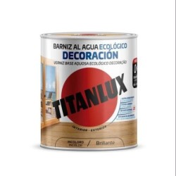 BARNIZ AL AGUA ECOLOGICO INCOLORO MATE 750ML