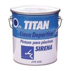 PINTURA PISCINAS SIRENA AL AGUA AZUL 4 L.