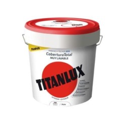 PINTURA PLASTICA COBERTURA TOTAL BLANCO MATE 15L.