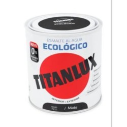 ESMALTE AL AGUA ECO NEGRO MATE 250ML