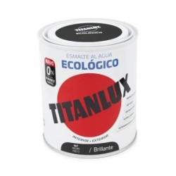 TITANLUX ESMALTE ECO BRILLO NEGRO 750ML 00T056734