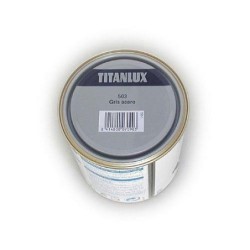 ESMALTE TITANLUX 750 ML. 503 001 GRIS ACERO