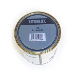 ESMALTE TITANLUX 750 ML. 510 001 GRIS AZUL ADO