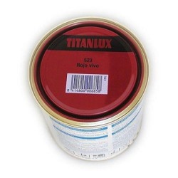 ESMALTE TITANLUX 750 ML. 523 001 ROJO VIVO