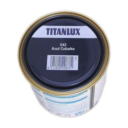 ESMALTE TITANLUX 750 ML. 542 001 AZUL COBA LTD. O
