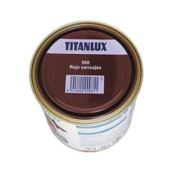 ESMALTE TITANLUX 750 ML. 560 001 ROJO CARRUAJES