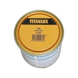 ESMALTE TITANLUX 750 ML. 568 001 AMARILLO MEDIO