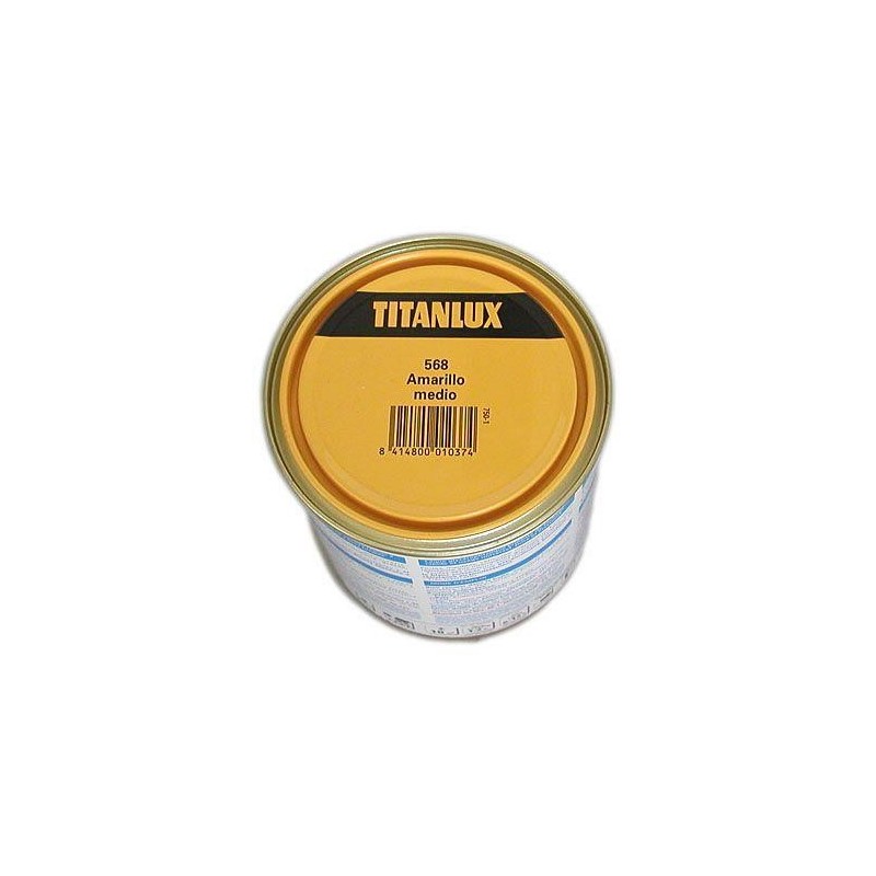 ESMALTE TITANLUX 750 ML. 568 001 AMARILLO MEDIO