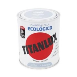 TITANLUX ESMALTE ECO SATINADO GRIS PERLA 750ML