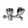 GRIFO LAVADORA DOBLE VOLANTE METAL CR. 1/2 BL