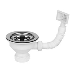 VALVULA CESTA 115MM INOX C/REBOSADERO M-345R