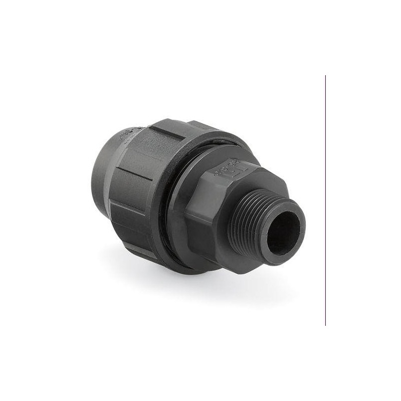 ENLACE MIXTO ROSCA MACHO PP PARA PE 25MM-3/4'