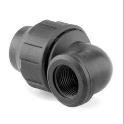 ENLACE MIXTO CODO ROSCA HEMBRA PP PARA PE 32MM-1'