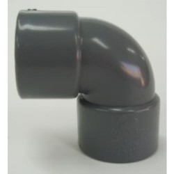 ENLACE CODO 90  HEMBRA PVC EVACUACION 40 MM