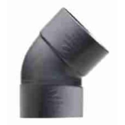 ENLACE CODO 45  MACHO PVC EVACUACION 32 MM