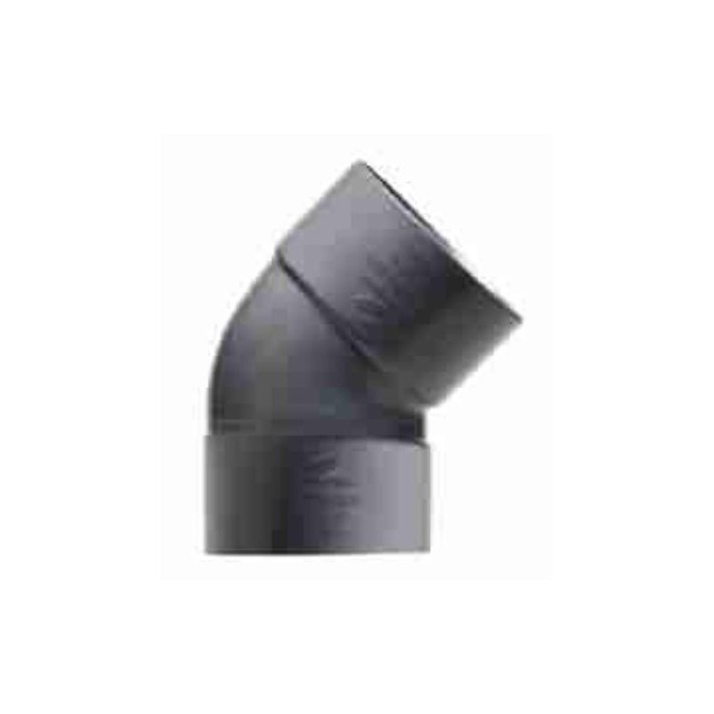 ENLACE CODO 45  MACHO PVC EVACUACION 32 MM