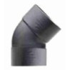 ENLACE CODO 45  MACHO PVC EVACUACION 32 MM