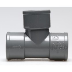 ENLACE T HEMBRA PVC EVACUACION 40 MM