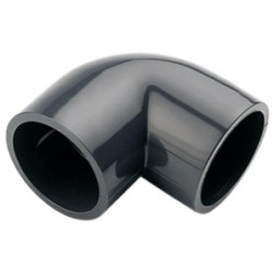 ENLACE CODO 90  HEMBRA PVC PRESION 32 MM