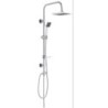 SET DUCHA SIN GRIFO INOX CON ROCIADOR SD31003