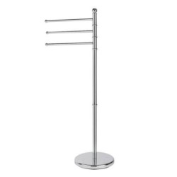TOALLERO SUELO METAL INOX 3 BRAZOS 61562